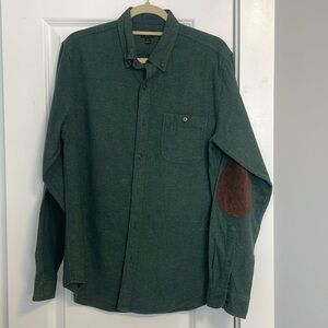 Jcrew button down shirt. Suede elbow patches